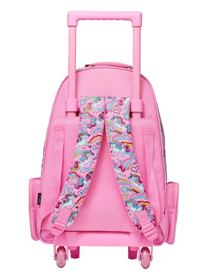Smiggle - Mochila con ruedas iluminada Wild Side