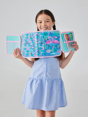 Smiggle - Estuche y Set de papelería Flamingo Wild Side