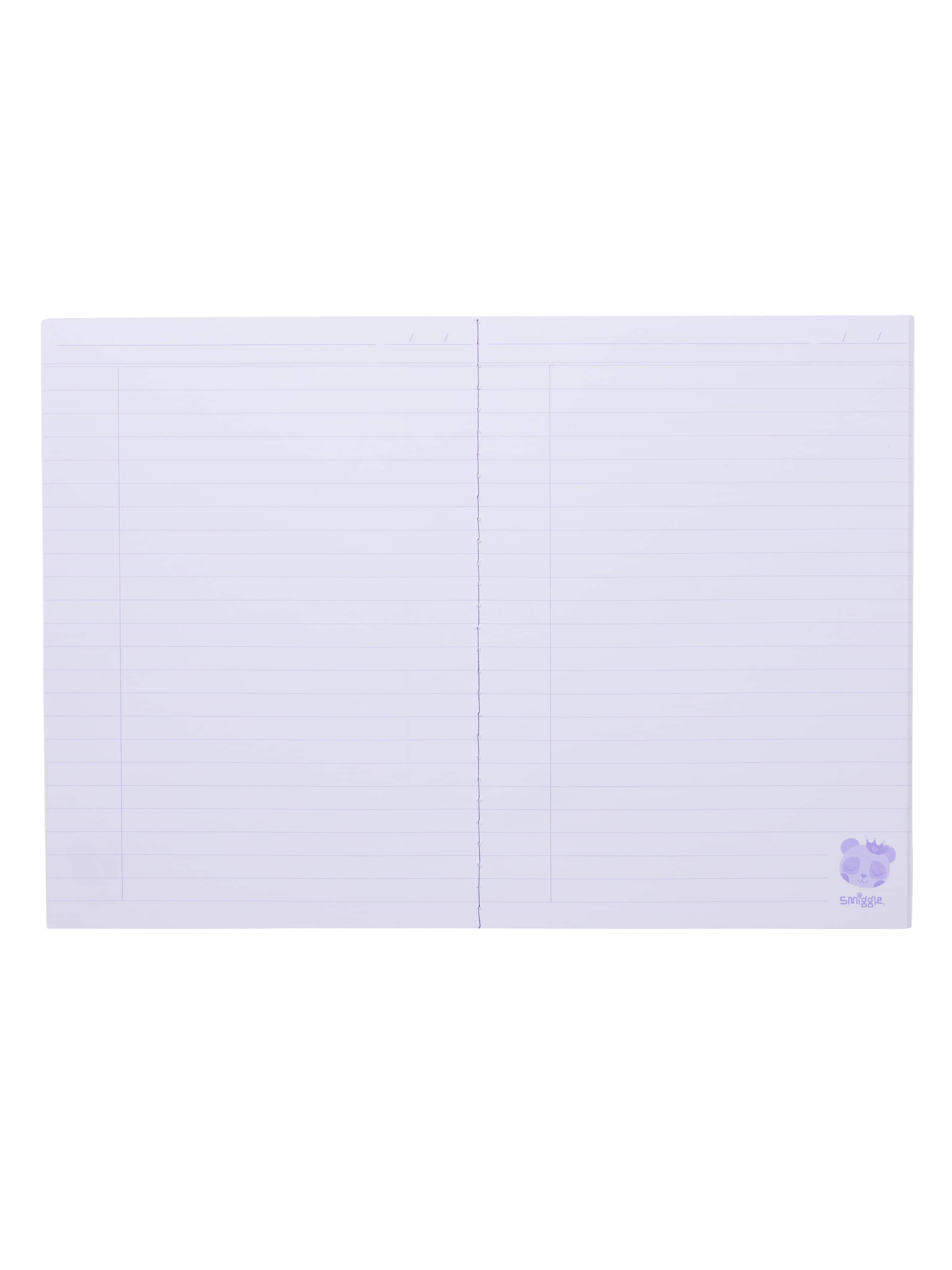Smiggle - Cuaderno de ejercicios rayado A5 Wish