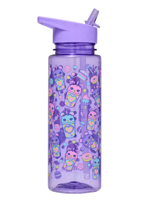 Smiggle - Wonder World Botella de agua sin BPA de 750 ml para aperitivos dulces