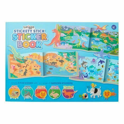 Smiggle - Libro de pegatinas adhesivas