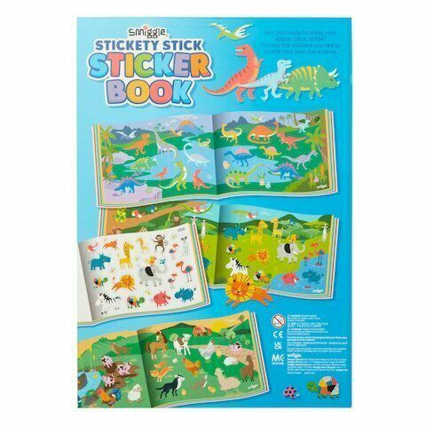 Smiggle - Libro de pegatinas adhesivas