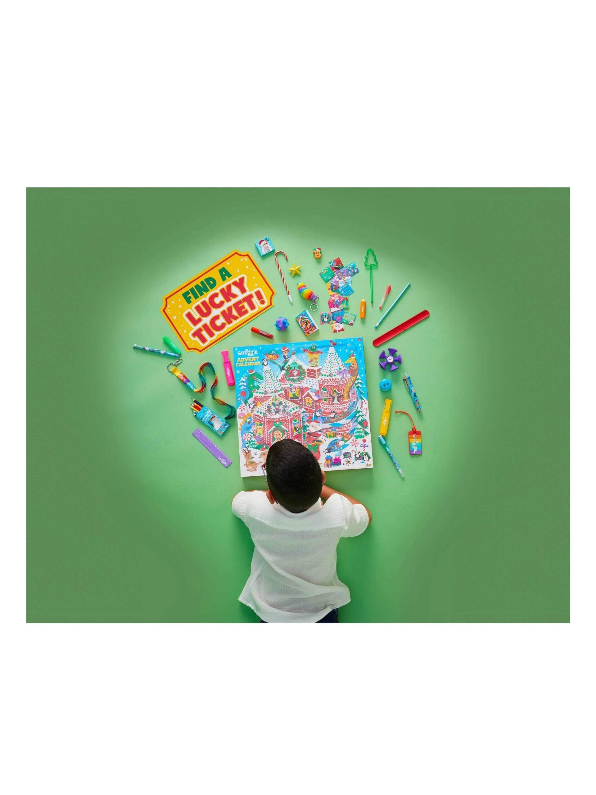 Smiggle - Paquete de regalo de papelería y juguetes de Año Nuevo