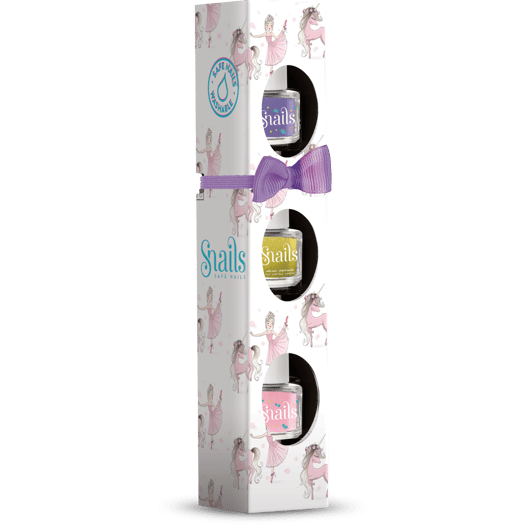 Snails - Minies Esmalte de Uñas al Agua 3 Piezas - Magic Ballerine