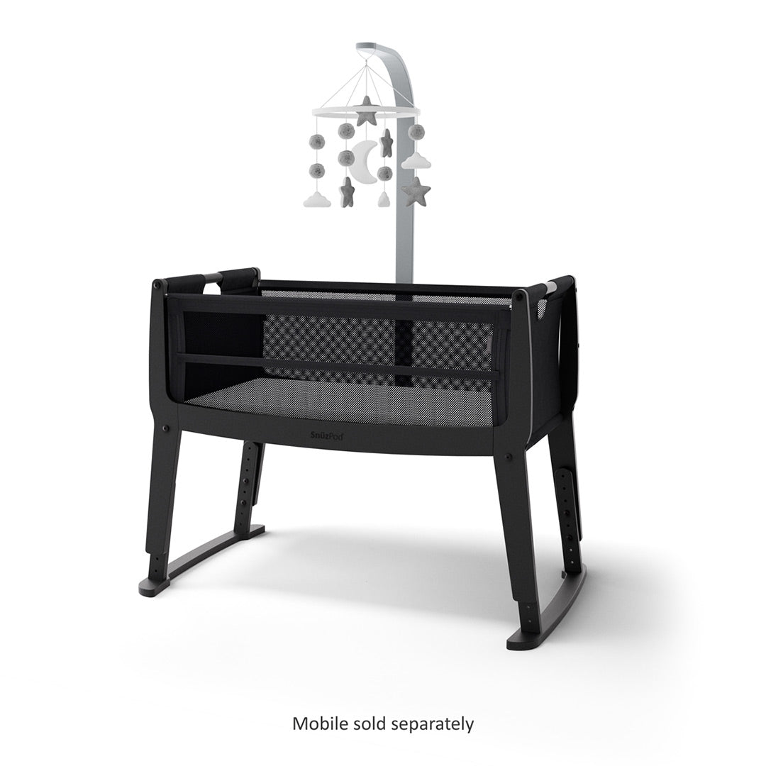 Snuz SnuzPod Studio Bedside Crib - Brooklyn Graphite-Bedside Cribs-Brooklyn Graphite- | Natural Baby Shower