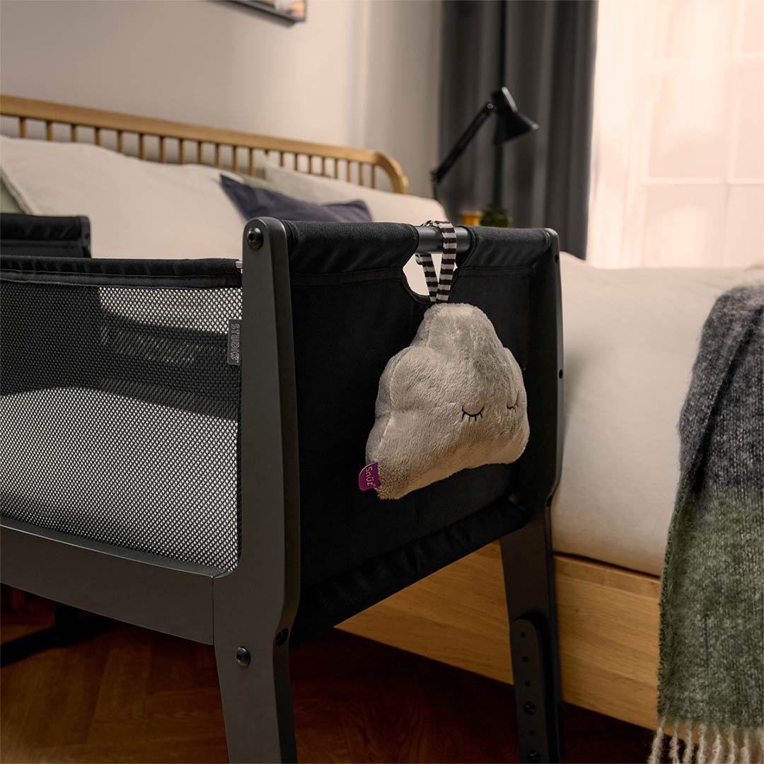 Snuz SnuzPod Studio Bedside Crib - Brooklyn Graphite-Bedside Cribs-Brooklyn Graphite- | Natural Baby Shower