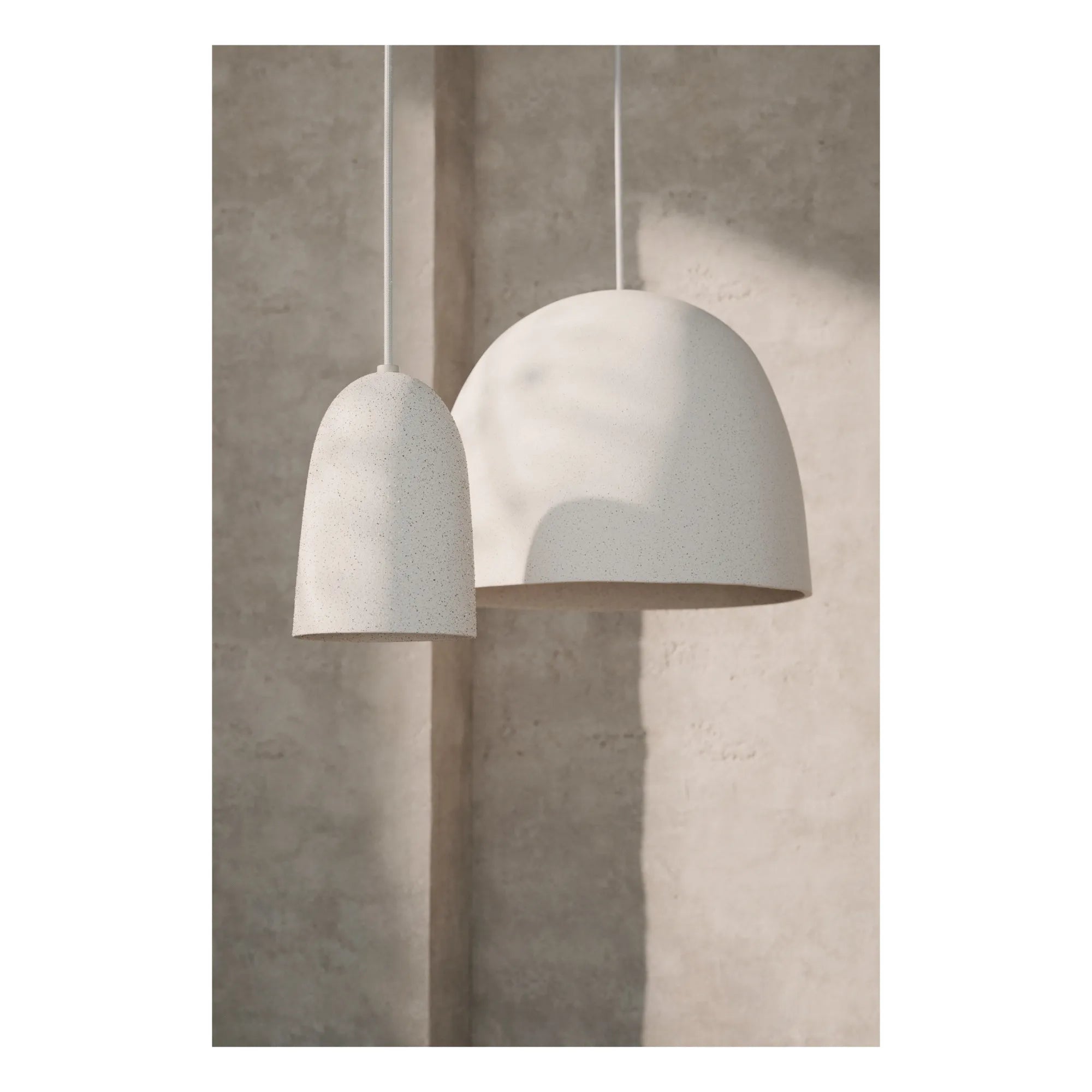 Ferm Living - Lámpara colgante de cerámica Speckle | Blanco sucio