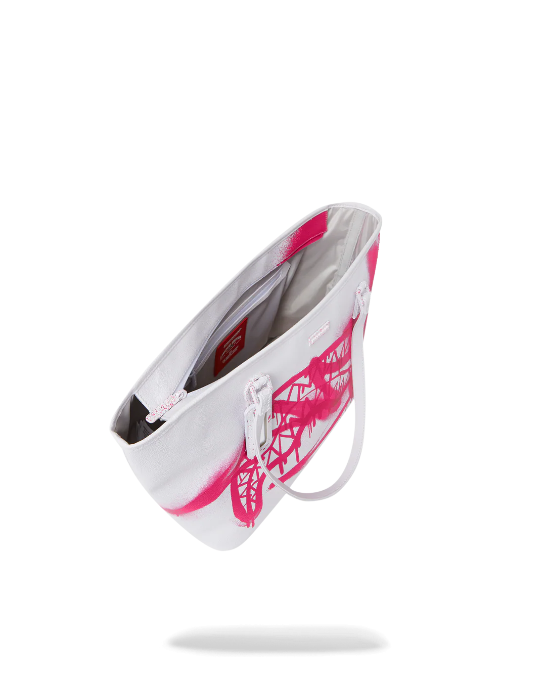 Sprayground - Bolso de hombro Storm rosa y blanco