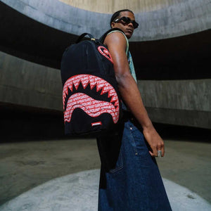 Sprayground - Mochila de algodón con logotipo Mouth Core Dlx