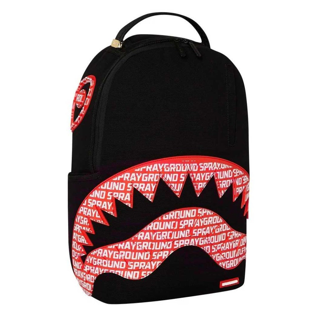 Sprayground - Mochila de algodón con logotipo Mouth Core Dlx