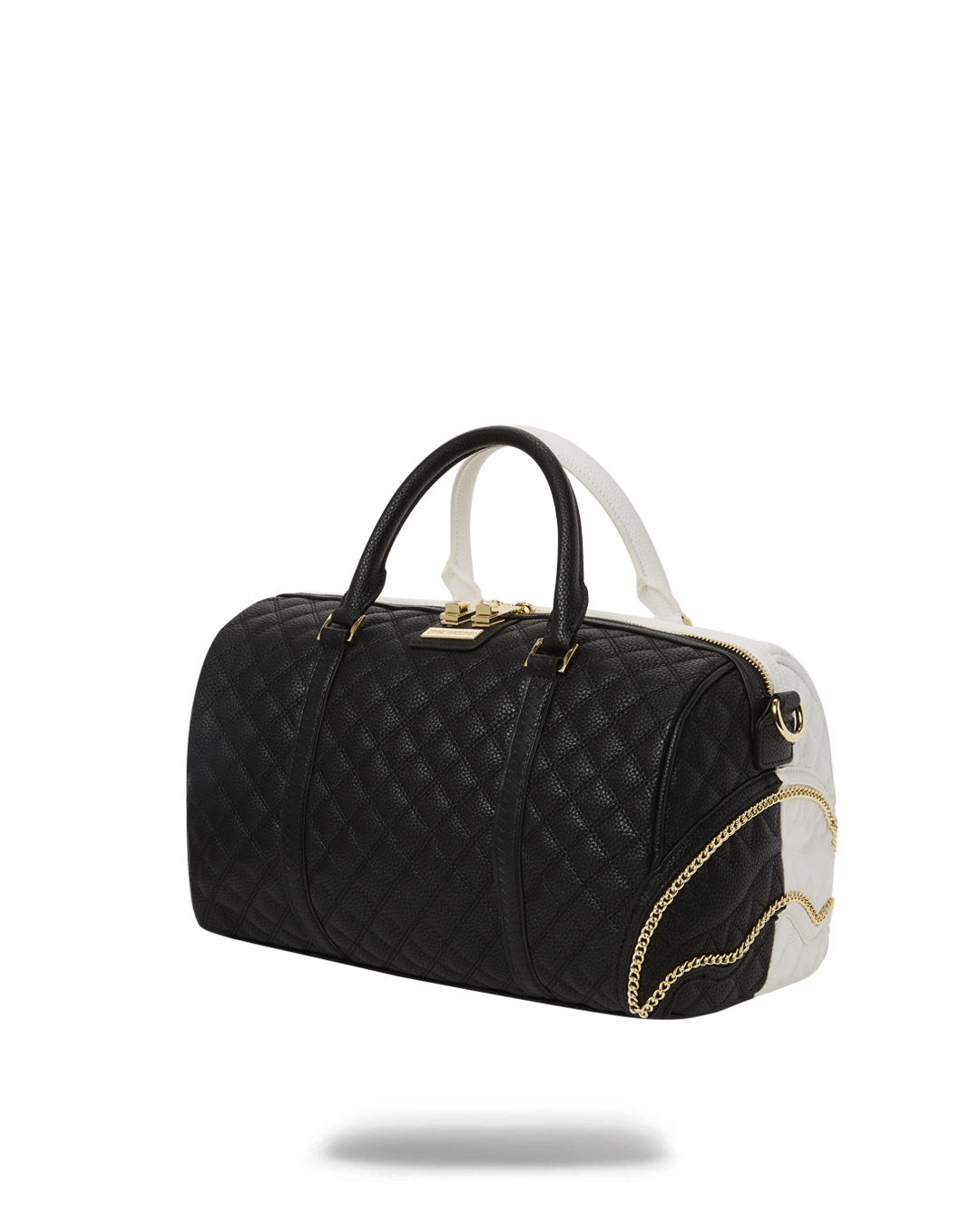 Sprayground - Bolso de mano y hombro Quilt Shark con compartimento interior especial