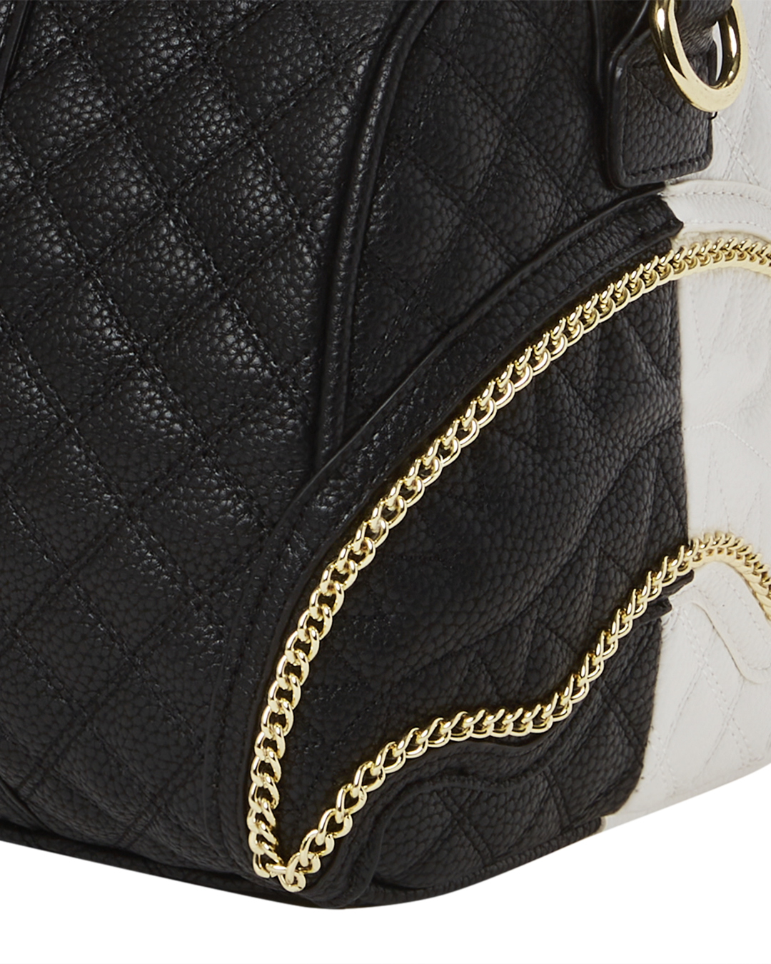 Sprayground - Bolso de mano y hombro Quilt Shark con compartimento interior especial