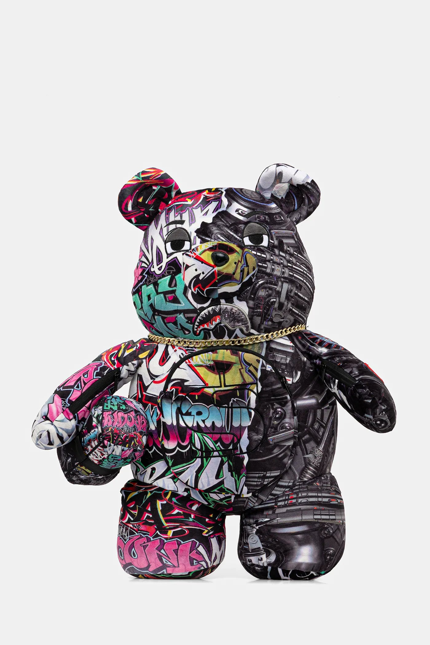 Sprayground - Mochila Teddy Cybershark Dividido