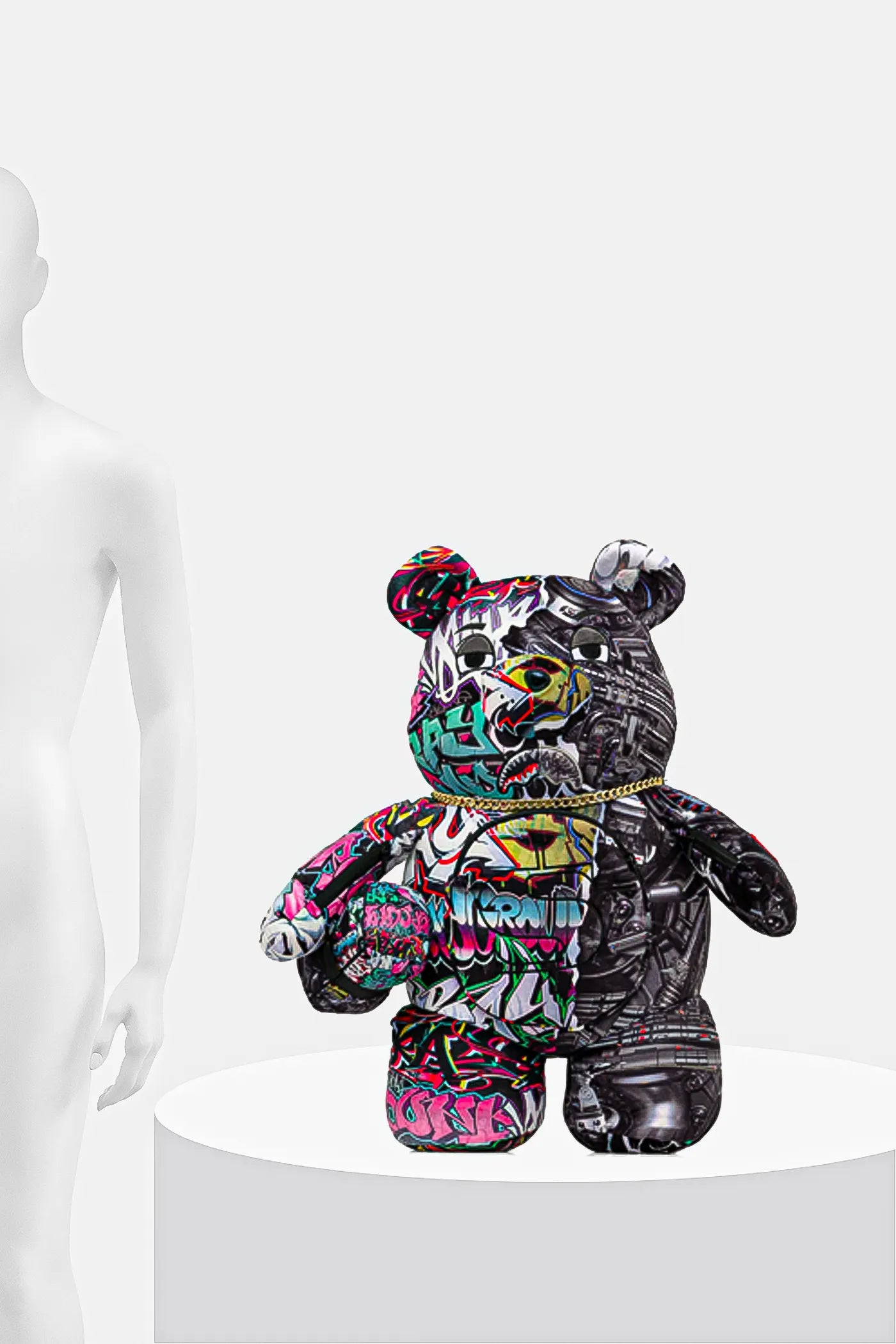Sprayground - Mochila Teddy Cybershark Dividido