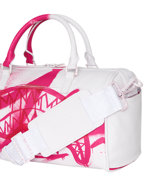 Sprayground - Bolso de mano y de hombro Storm rosa y blanco