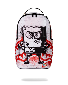 Sprayground - Mochila DLXR de Bob Esponja con estampado de plantilla