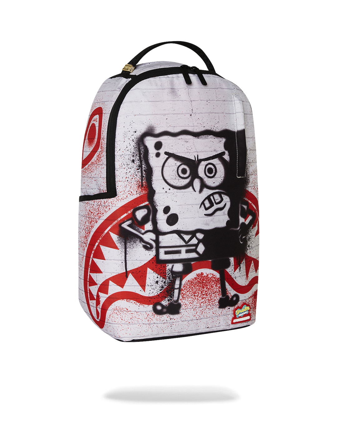 Sprayground - Mochila DLXR de Bob Esponja con estampado de plantilla