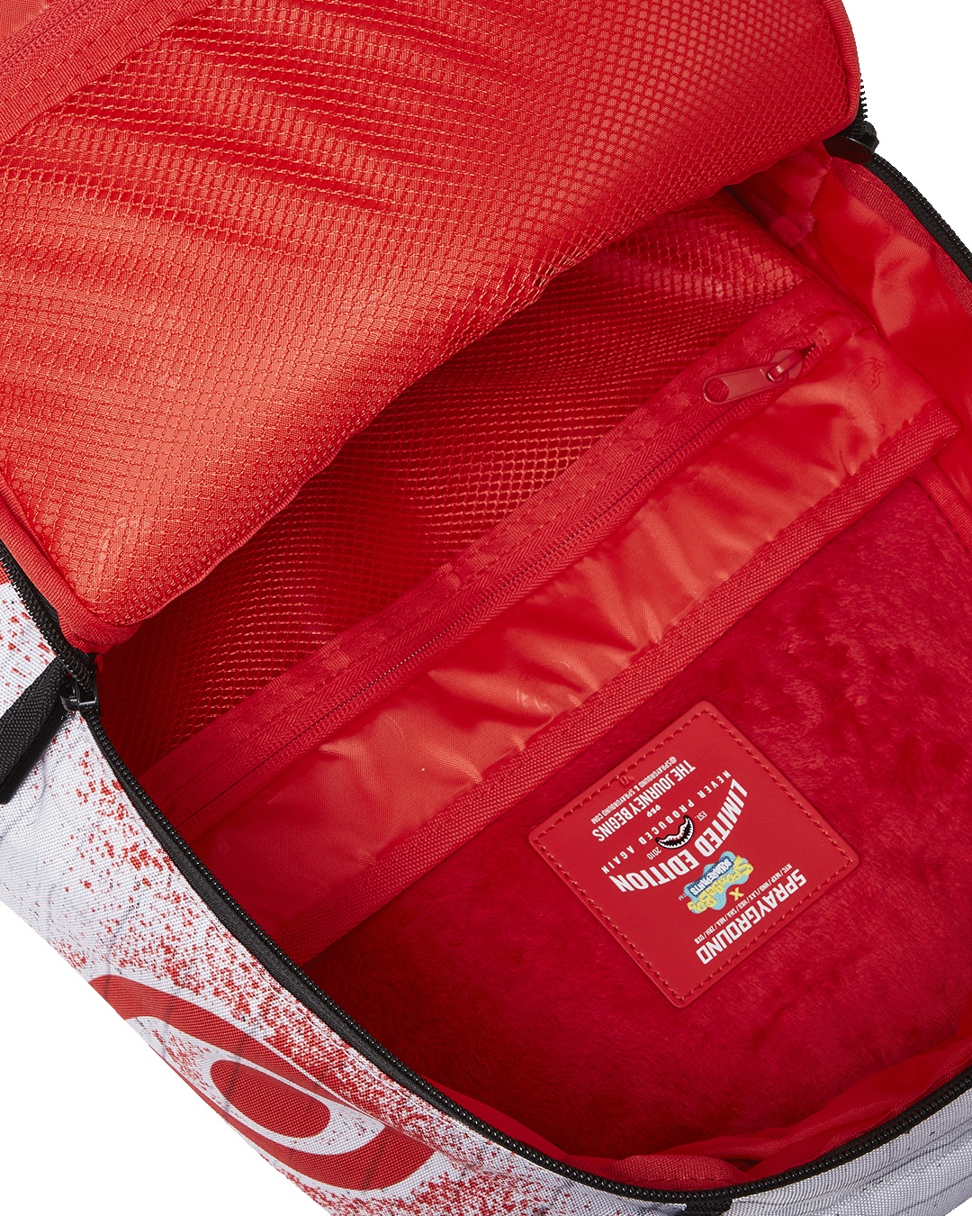 Sprayground - Mochila DLXR de Bob Esponja con estampado de plantilla