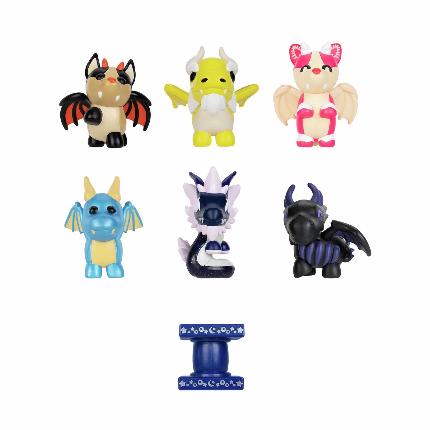 Squishmallows - ¡Adóptame! Figuras de Juguete de Dragones Legendarios de 6 Unidades