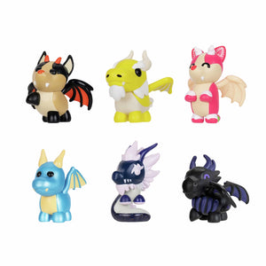 Squishmallows - ¡Adóptame! Figuras de Juguete de Dragones Legendarios de 6 Unidades