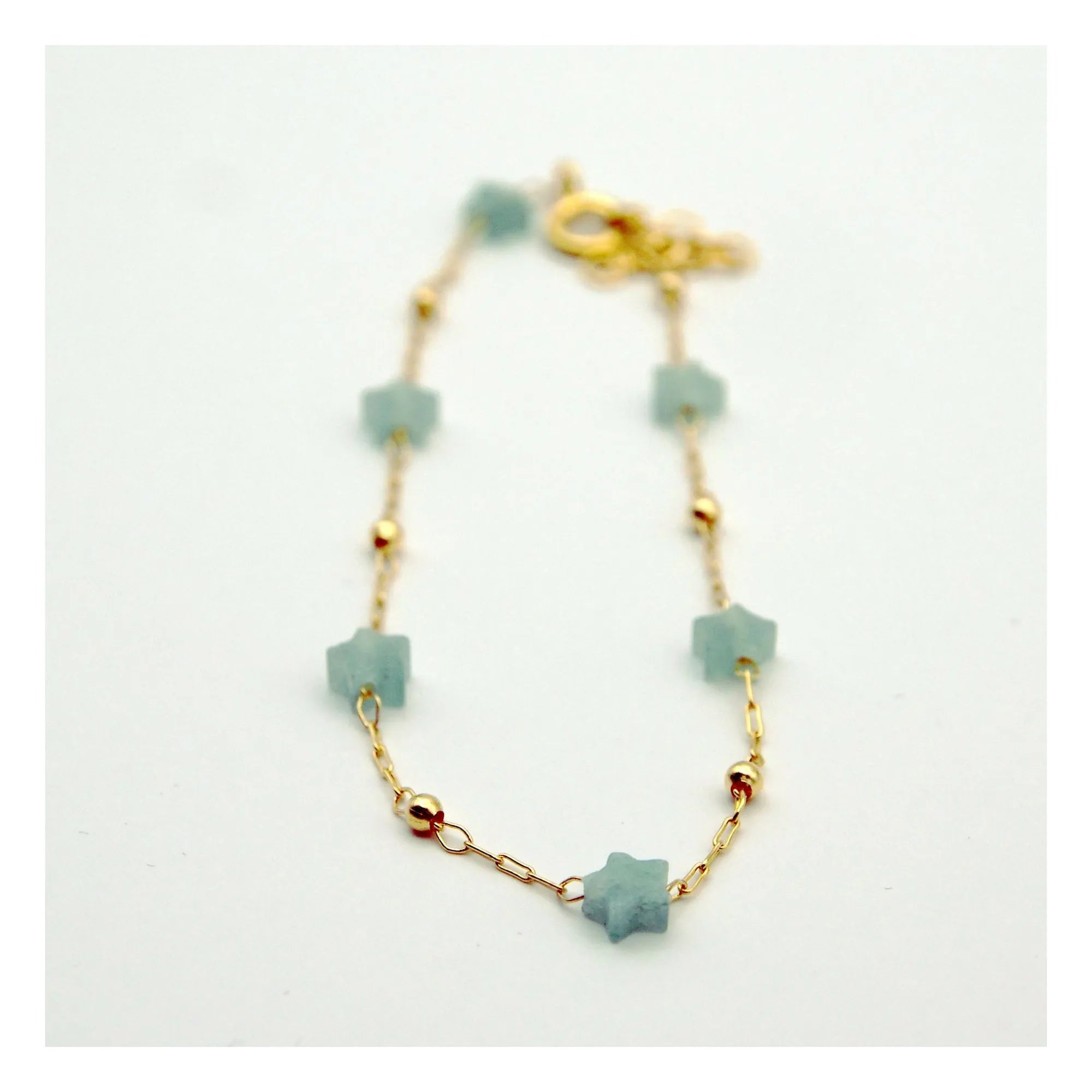 Adorabili - Pulsera de piedra | Oro