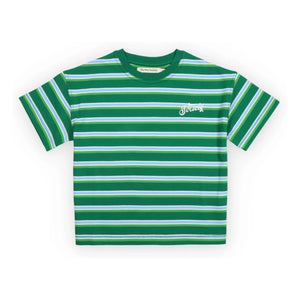 the new society - Camiseta Ciclan de rayas | Verde