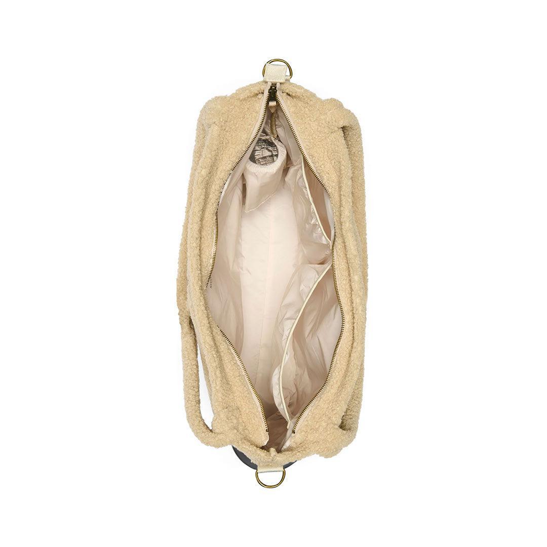 Studio Noos Ecru Teddy Diaper Bag - Ecru-Changing Bags-Ecru-58cm X 42cm | Natural Baby Shower