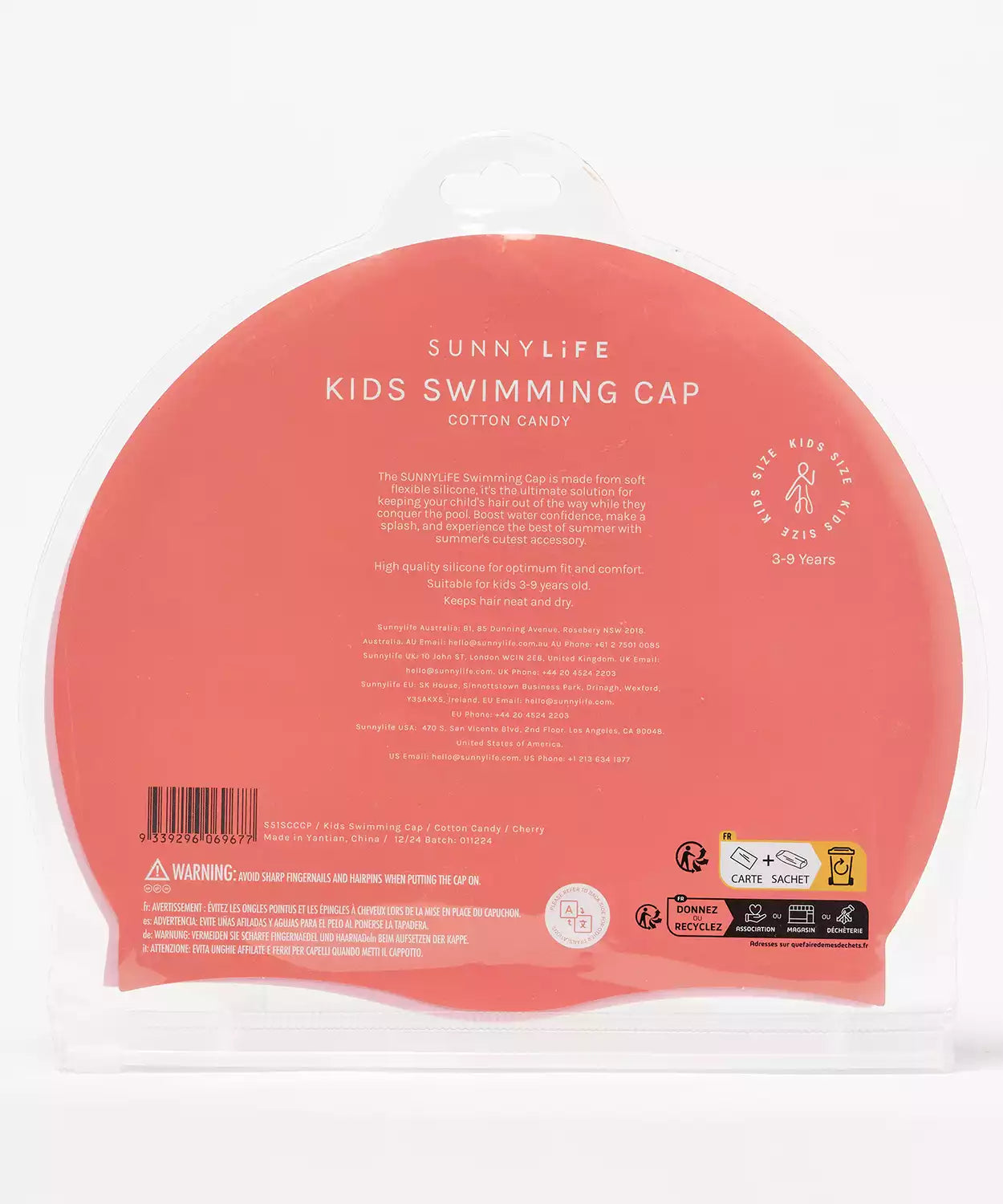 Sunnylife - Gorro de natación infantil