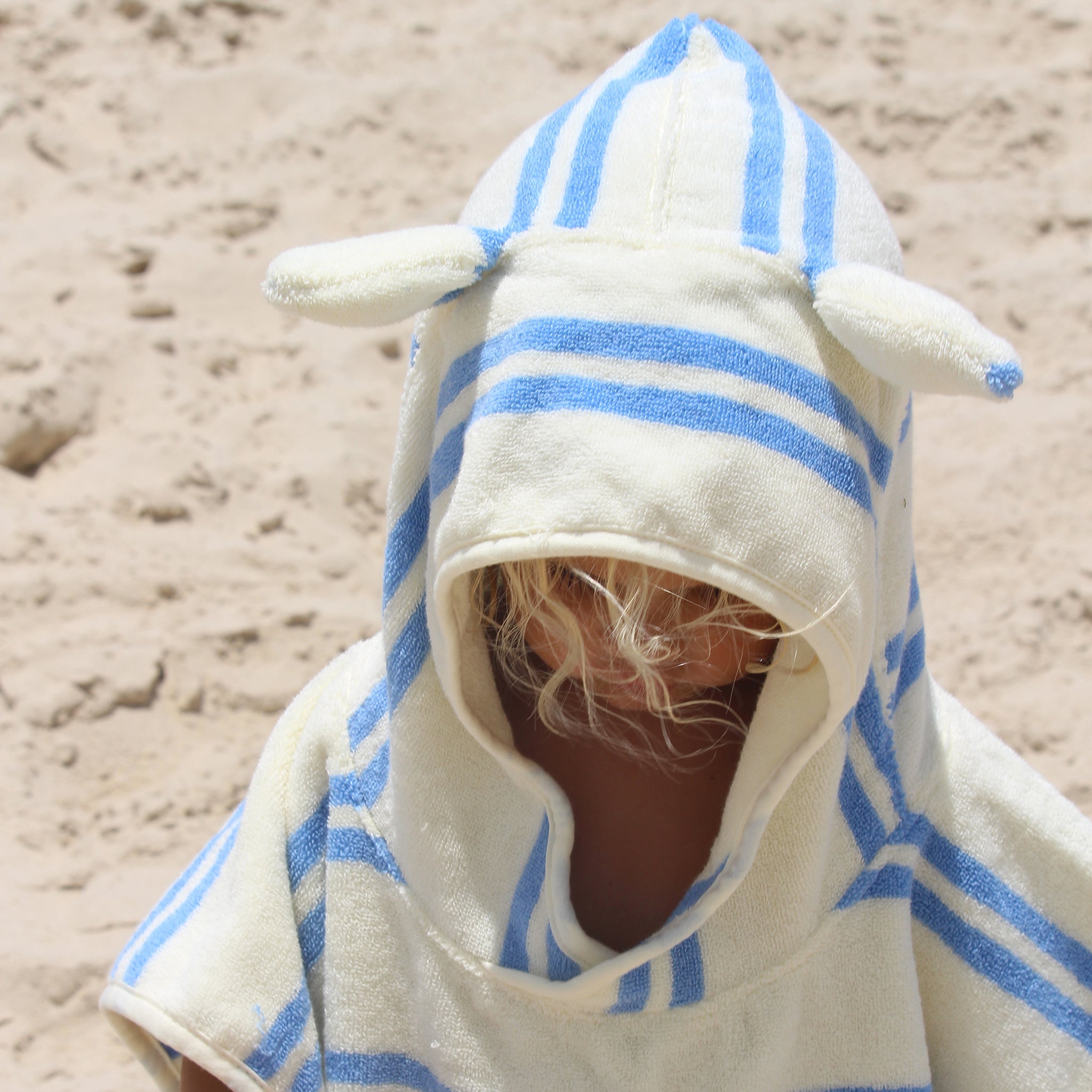 Sunnylife - Toalla de playa con capucha para niños