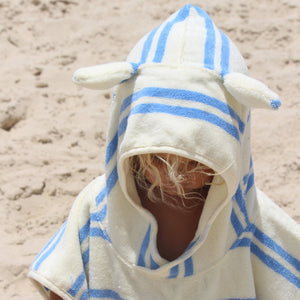 Sunnylife - Toalla de playa con capucha para niños