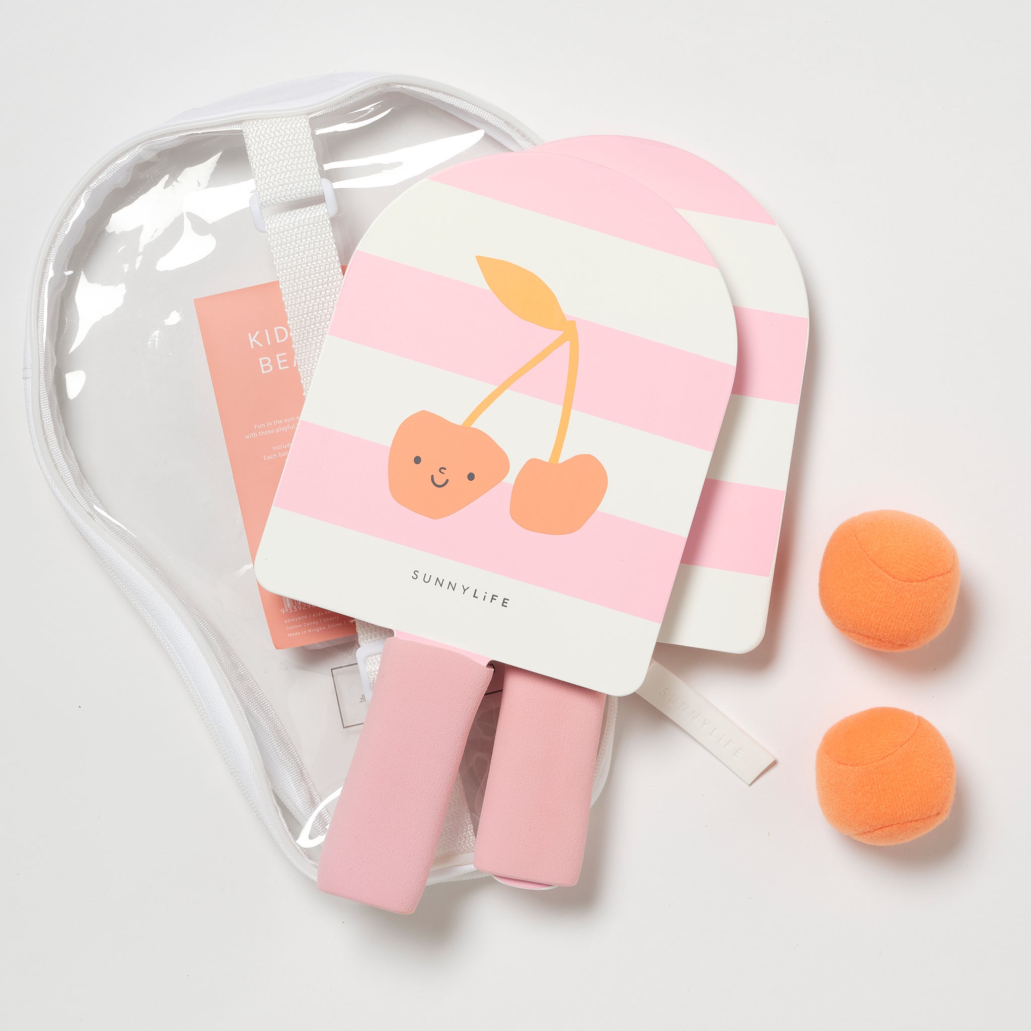 Sunnylife - Set de raquetas de tenis adhesivas de playa para niños