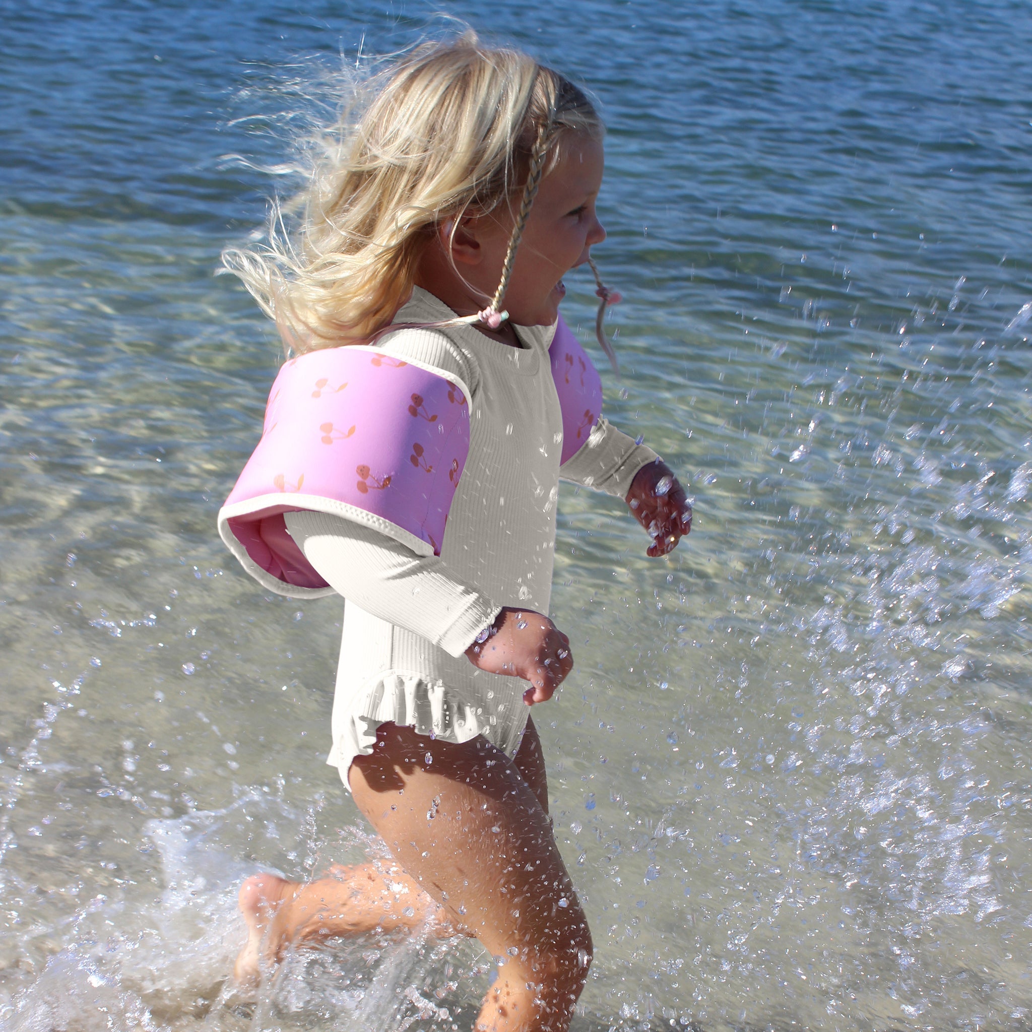 Sunnylife - Manguitos Hinchables de Natación para Niños Cereza