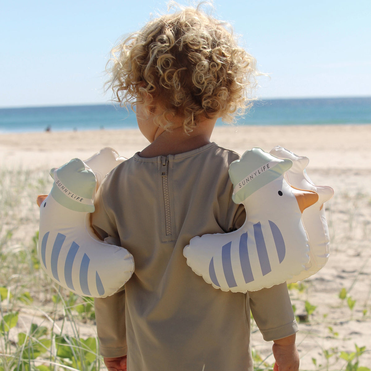 Sunnylife - Manguitos Hinchables de Natación para Niños Sammy la Gaviota