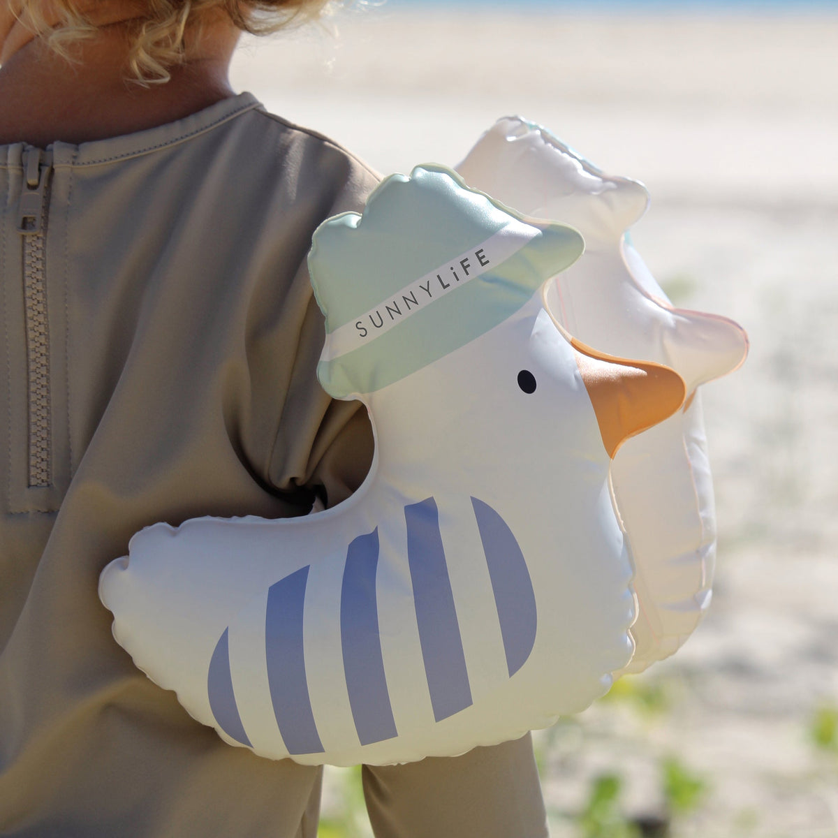 Sunnylife - Manguitos Hinchables de Natación para Niños Sammy la Gaviota
