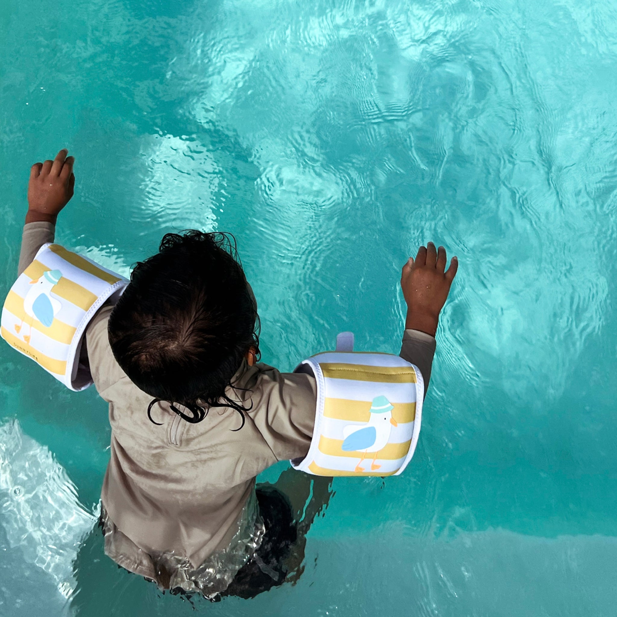 Sunnylife - Manguitos Hinchables de Natación para Niños Sammy la Gaviota