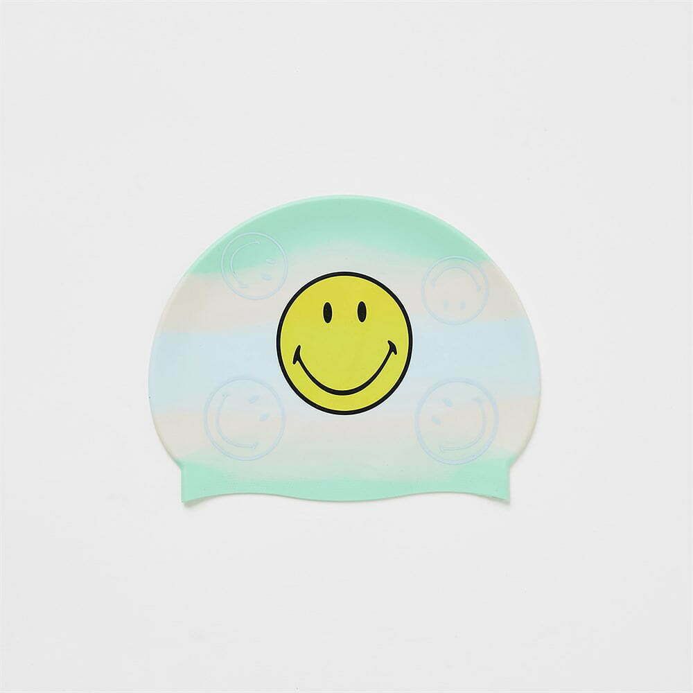 Sunnylife - Gorro de natación infantil Smiling Face