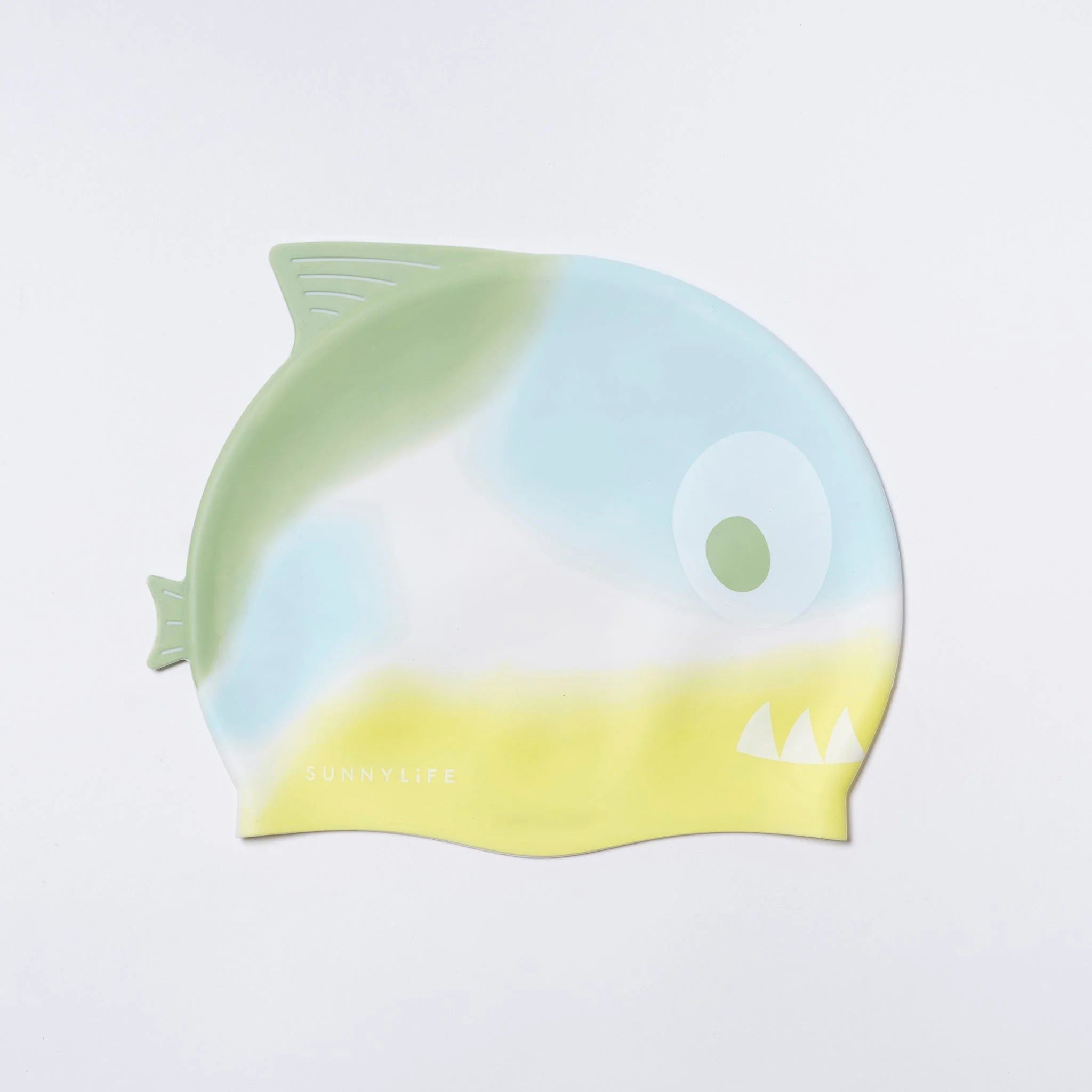 Sunnylife - Gorro de baño infantil con estampado de tiburón