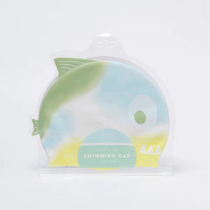Sunnylife - Gorro de baño infantil con estampado de tiburón