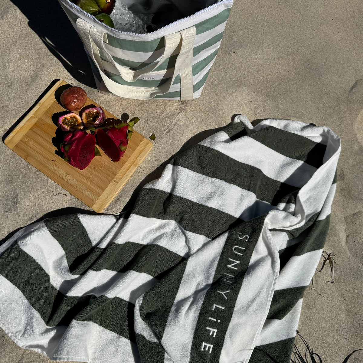Sunnylife - Bolso playero de mano con nevera La Palma