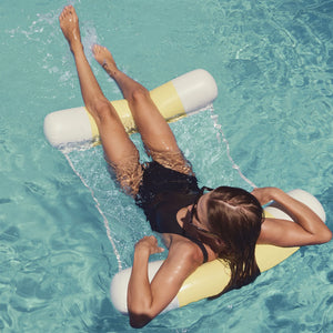 Sunnylife - Hamaca hinchable de limón para mar y piscina
