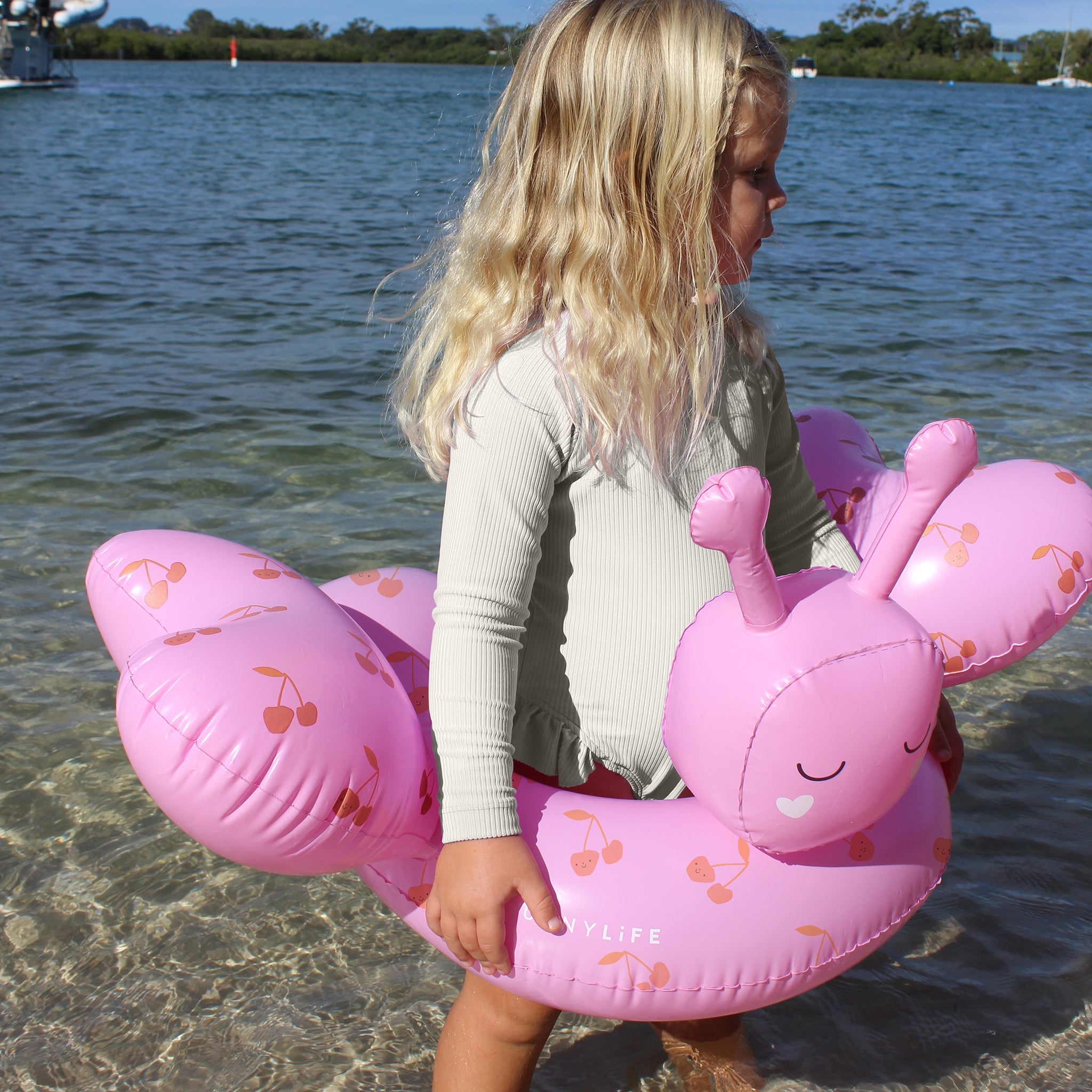 Sunnylife - Flotador infantil de algodón de azúcar