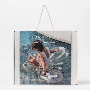Sunnylife - Colchoneta Hinchable Infantil de Mar y Piscina Mariposa Algodón de Azúcar