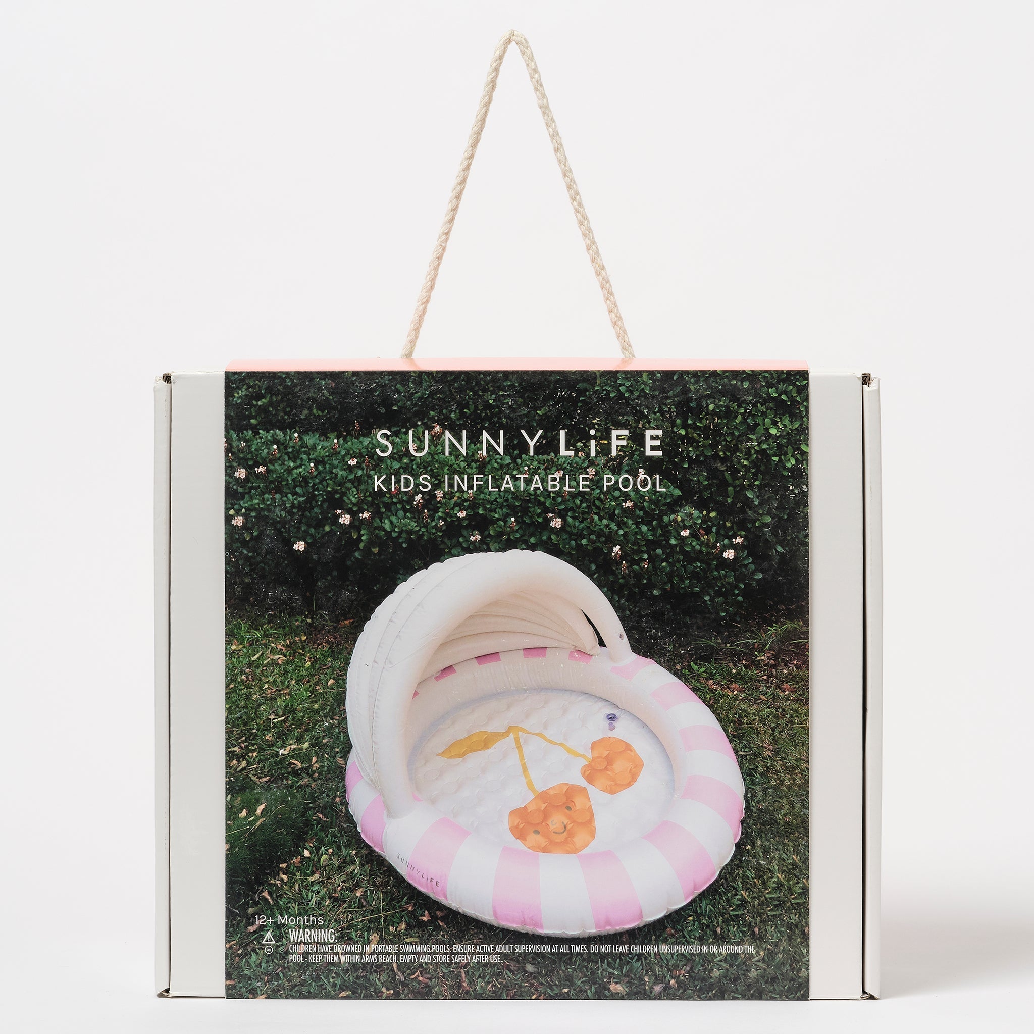 Sunnylife - Piscina Infantil con Parasol Cotton Candy