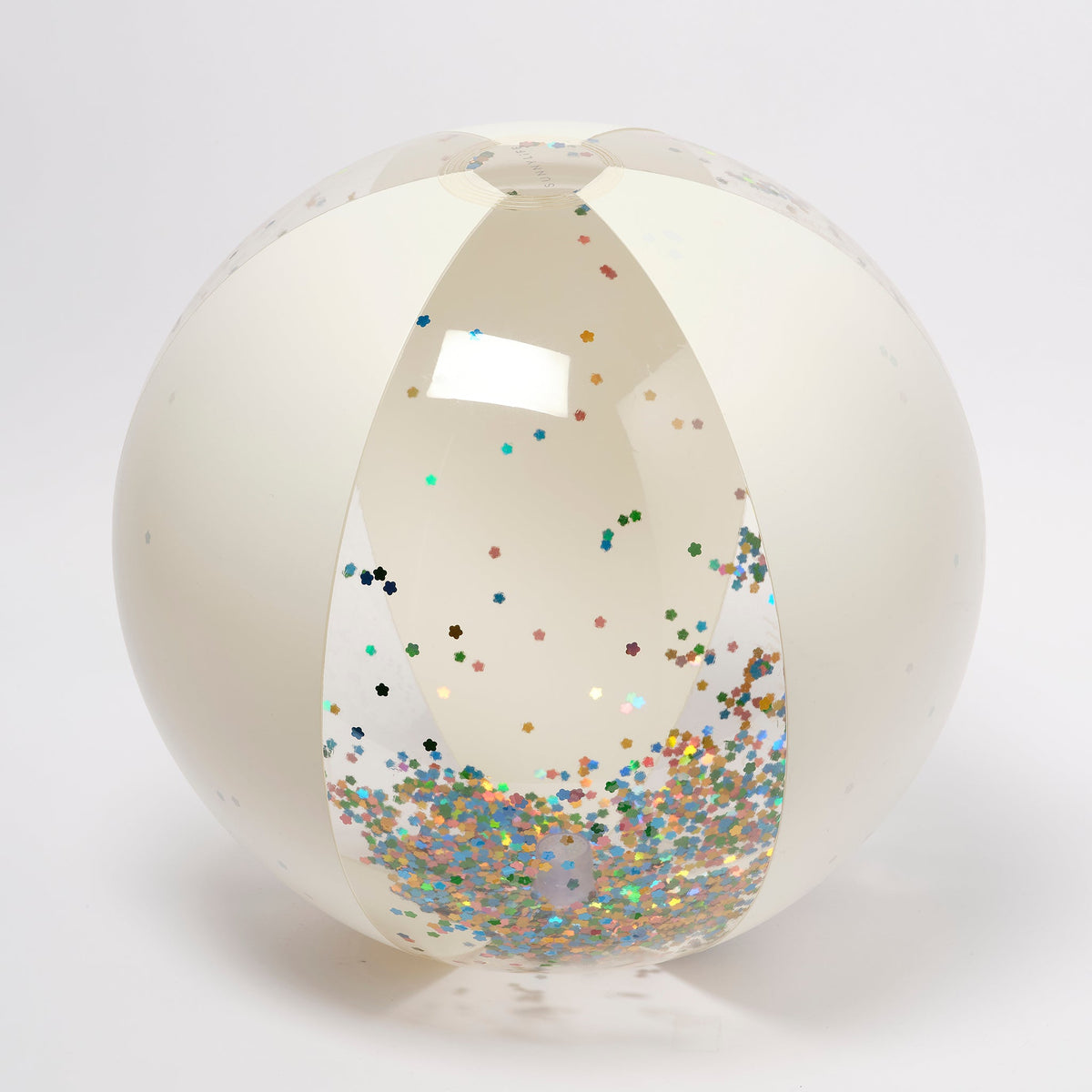 Sunnylife - Balón de playa inflable con purpurina Cotton Candy
