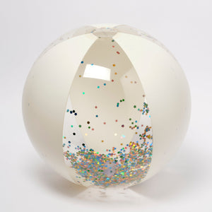 Sunnylife - Balón de playa inflable con purpurina Cotton Candy