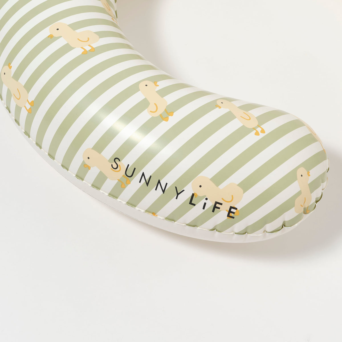 Sunnylife - Asiento Flotador Hinchable para Bebé Pato Salvia para Piscina y Mar
