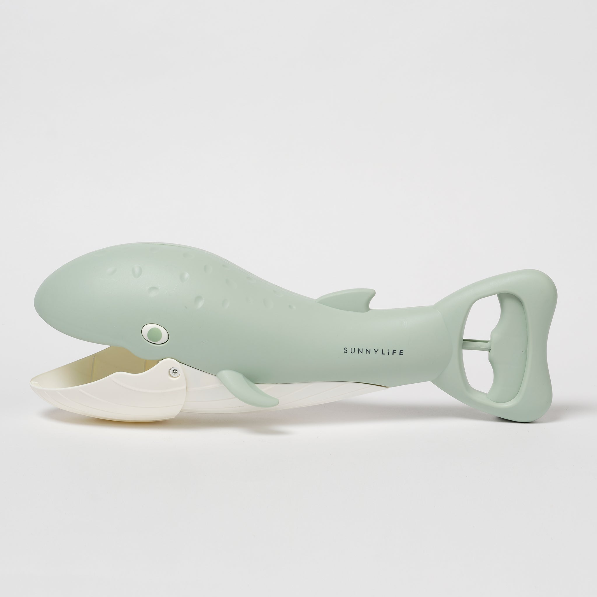 Sunnylife - Juguete de ballena verde para recoger arena