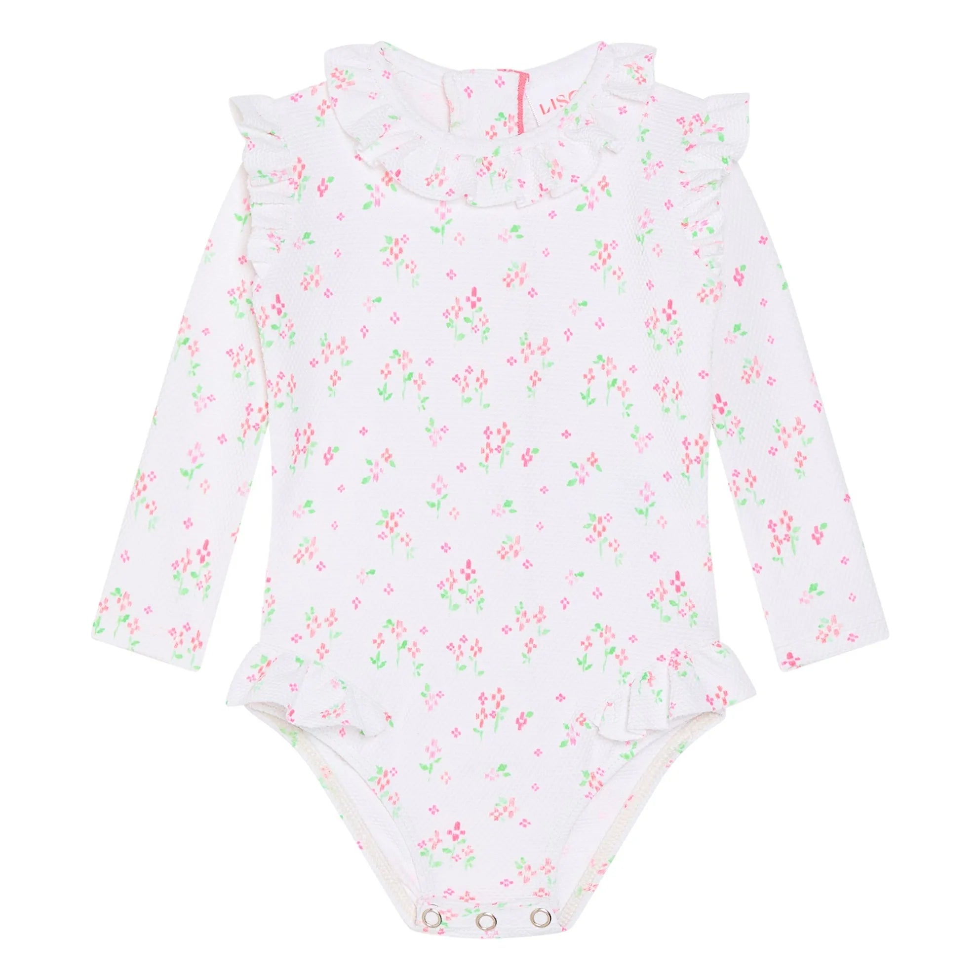 Lison Paris - Bañador de una pieza Suzanna Surfer Fleuri | Blanco