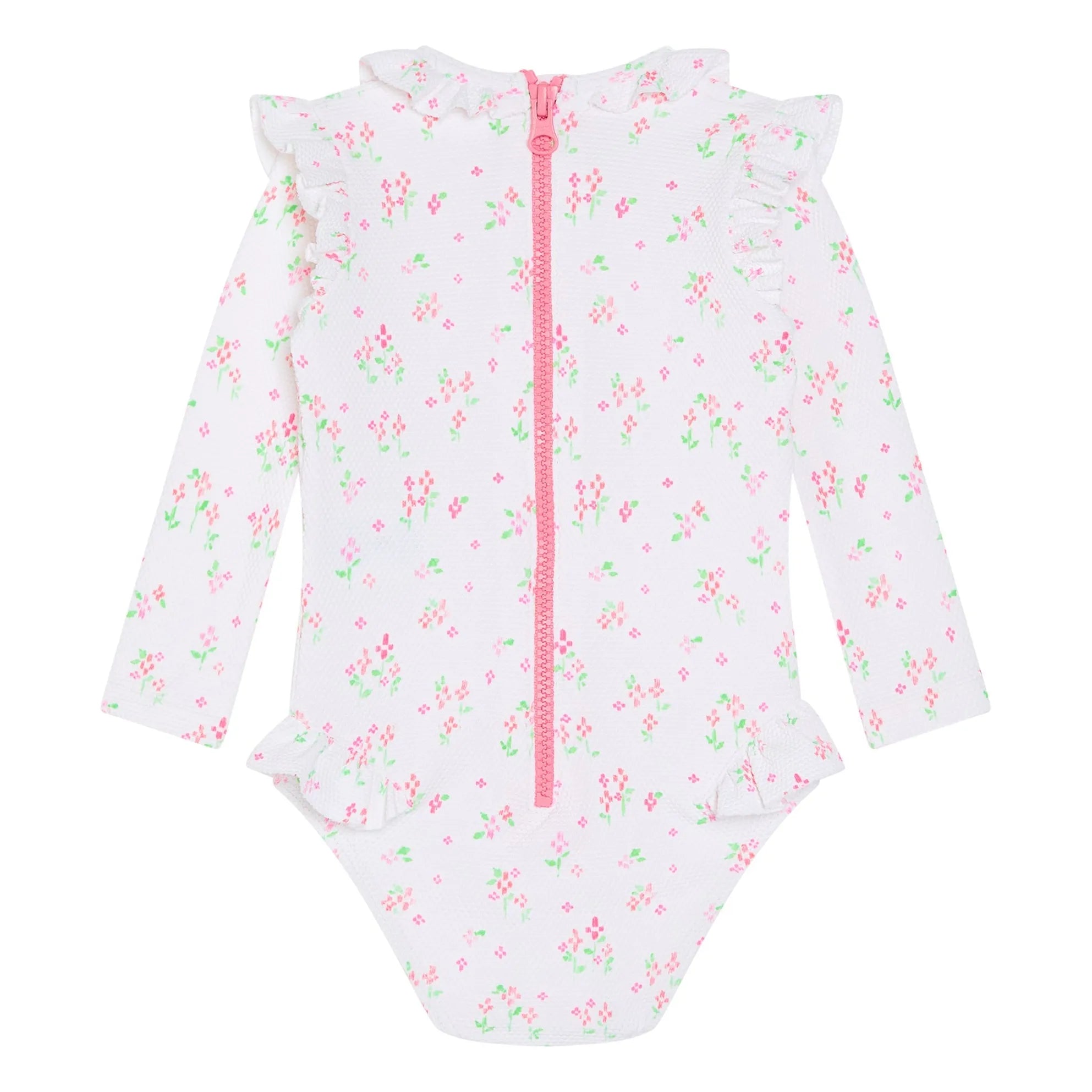 Lison Paris - Bañador de una pieza Suzanna Surfer Fleuri | Blanco