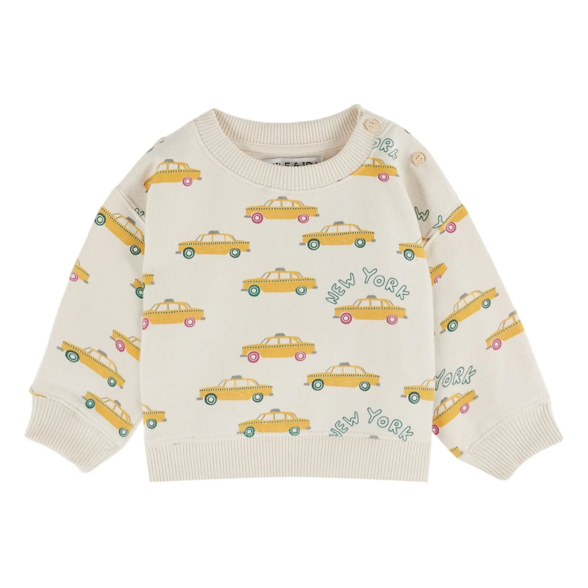 Emile et Ida - Sudadera Taxi de Algodón Orgánico | Crudo